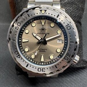 Addiesdive Emperor Tuna Dive Mechanical Watch (Seiko Prospex Tuna Can Homage)